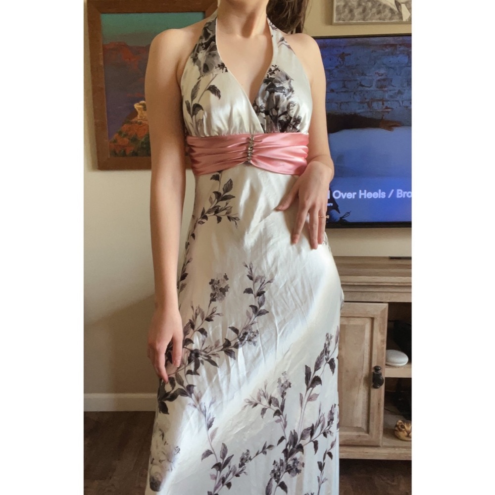 Y2k floral prom dress